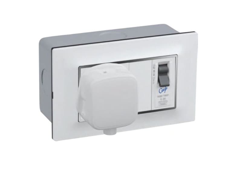 025 AC BOX UNIT WITH 25A SOCKET, 25A MCB