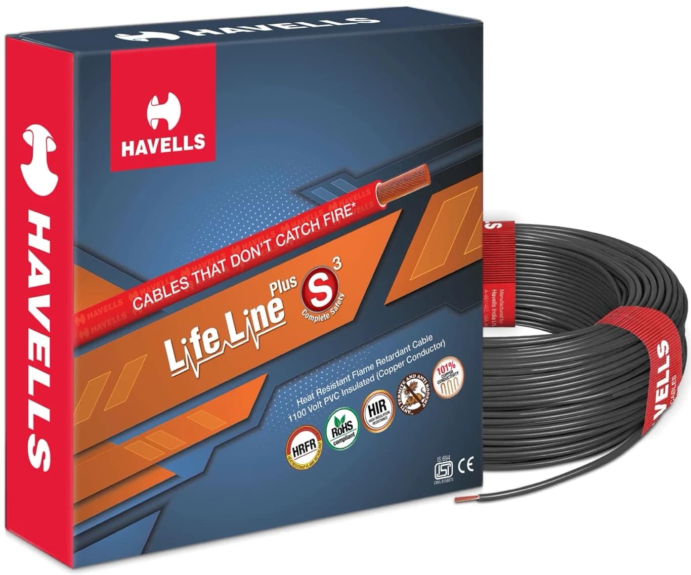LIFE LINE SC 6.0 SQMM FX BK 90M